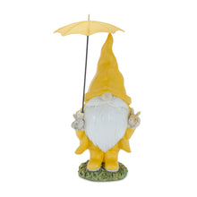 Load image into Gallery viewer, Garden Gnome with Umbrella and Woodland Animals (Set of 4)