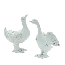 Load image into Gallery viewer, Stone Duck Garden Statue (Set of 2)