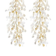 Load image into Gallery viewer, Ivory Silver Dollar Eucalyptus Garland (Set of 2)
