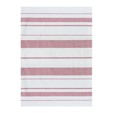 Load image into Gallery viewer, Red Striped Tea Towel (Set of 3)