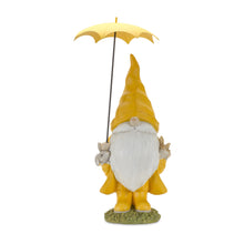 Load image into Gallery viewer, Garden Gnome with Umbrella and Woodland Animals (Set of 2)