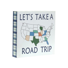 Load image into Gallery viewer, Wood Adventure Block Sentiment Sign (Set of 4)