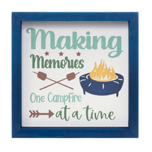 Load image into Gallery viewer, Wood Framed Camping Sentiment Sign (Set of 4)