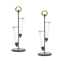 Load image into Gallery viewer, Iron Metal Propagation Tube Vase Stand (Set of 2)