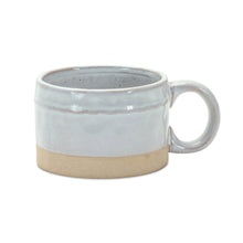 Load image into Gallery viewer, Rustic Porcelain Mug with Beige Accent (Set of 6)