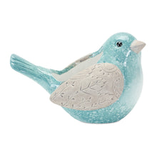 Load image into Gallery viewer, Whimsical Terra Cotta Garden Bird Planter (Set of 2)