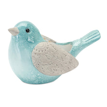 Load image into Gallery viewer, Whimsical Terra Cotta Garden Bird Planter (Set of 2)