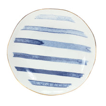 Load image into Gallery viewer, Coastal Tie-Dye Design Ceramic Plate (Set of 4)