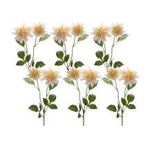 Load image into Gallery viewer, Blush Pink Dahlia Flower Stem (Set of 6)