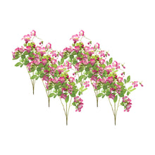 Load image into Gallery viewer, Pink Floral and Bud Spray (Set of 6)
