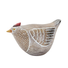 Load image into Gallery viewer, Etched Chicken Shelf Sitter with Wood Grain Design (Set of 6)