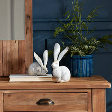 Load image into Gallery viewer, Weathered Stone Rabbit Statue with Distressed Finish (Set of 4)