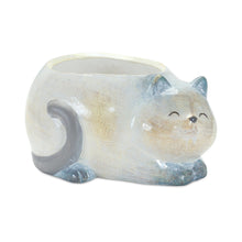Load image into Gallery viewer, Happy Cat Terra Cotta Planter (Set of 4)