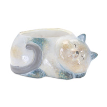 Load image into Gallery viewer, Happy Cat Terra Cotta Planter (Set of 4)