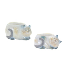 Load image into Gallery viewer, Happy Cat Terra Cotta Planter (Set of 4)