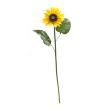 Load image into Gallery viewer, Yellow Sunflower Floral Stem (Set of 6)