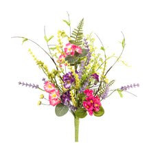Load image into Gallery viewer, Mixed Wildflower Floral Bush with Lavender Accent (Set of 6)