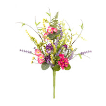 Load image into Gallery viewer, Mixed Wildflower Floral Bush with Lavender Accent (Set of 6)