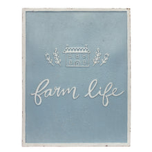 Load image into Gallery viewer, Metal Farm Life Sentiment Sign (Set of 2)