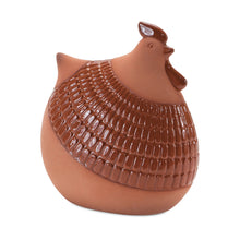 Load image into Gallery viewer, Terra Cotta Chicken Shelf Sitter with Glazed Accents (Set of 2)