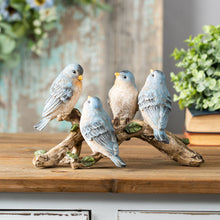 Load image into Gallery viewer, Blue Birds on Branch Figurine 11"L