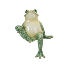 Load image into Gallery viewer, Stone Garden Frog Shelf Sitter (Set of 3)