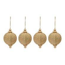 Load image into Gallery viewer, Jute Onion Ornament (Set of 4)