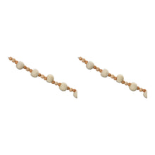 Load image into Gallery viewer, Wood Beaded String Garland (Set of 2)