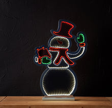 Load image into Gallery viewer, Snowman Infinity Light Display 29.5"H