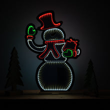 Load image into Gallery viewer, Snowman Infinity Light Display 29.5"H