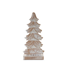Load image into Gallery viewer, Wood Carved Pine Tree (Set of 3)