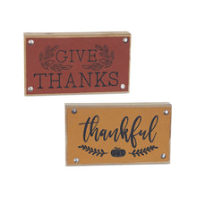 Load image into Gallery viewer, Thankful Harvest Sign (Set of 6)