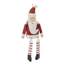 Load image into Gallery viewer, Dangle Santa Ornament (Set of 6)