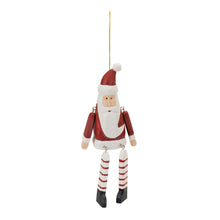 Load image into Gallery viewer, Dangle Santa Ornament (Set of 6)
