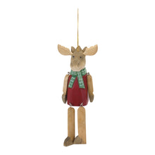 Load image into Gallery viewer, Dangle Moose Ornament (Set of 6)