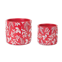 Load image into Gallery viewer, Winter Foliage Planter (Set of 2)