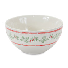 Load image into Gallery viewer, Stoneware Mistletoe Bowl (Set of 3)
