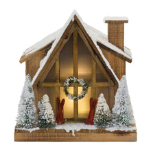 Load image into Gallery viewer, Vintage Ski Lodge Lighted Display 14.5"H