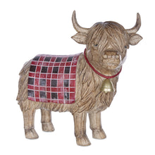 Load image into Gallery viewer, Highland Cow Winter Figurine (Set of 2)