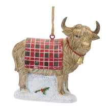 Load image into Gallery viewer, Highland Cow Ornament (Set of 6)