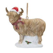 Load image into Gallery viewer, Highland Cow Ornament (Set of 6)