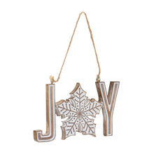 Load image into Gallery viewer, Joy Noel Snowflake Ornament (Set of 12)