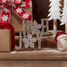 Load image into Gallery viewer, Joy and Noel Tabletop Sign (Set of 4)