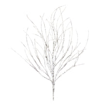 Load image into Gallery viewer, Flocked Birch Twig Branch (Set of 12)