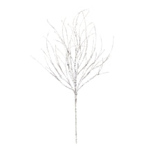 Load image into Gallery viewer, Flocked Birch Twig Branch (Set of 12)