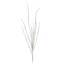 Load image into Gallery viewer, Silver Tinsel Branch (Set of 12)