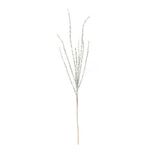 Load image into Gallery viewer, Silver Tinsel Branch (Set of 12)