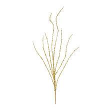Load image into Gallery viewer, Gold Tinsel Branch (Set of 12)