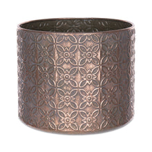 Load image into Gallery viewer, Ornate Geometric Metal Planter (Set of 4)