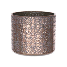 Load image into Gallery viewer, Ornate Geometric Metal Planter (Set of 4)